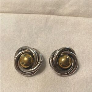 Vintage Sterling Silver Taxco Earrings